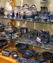 blue pottery
